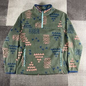 NWT Chubbies The Naturalist Fleece Quarter Zip Sweater‎ Geometric Print Mens XL